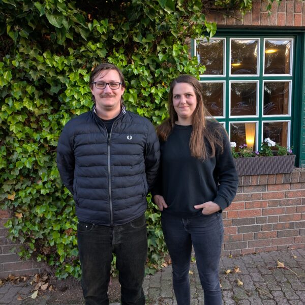 Ortsvorstand Mittelholstein: Von links: Simon Wichmann, Anna Beckers