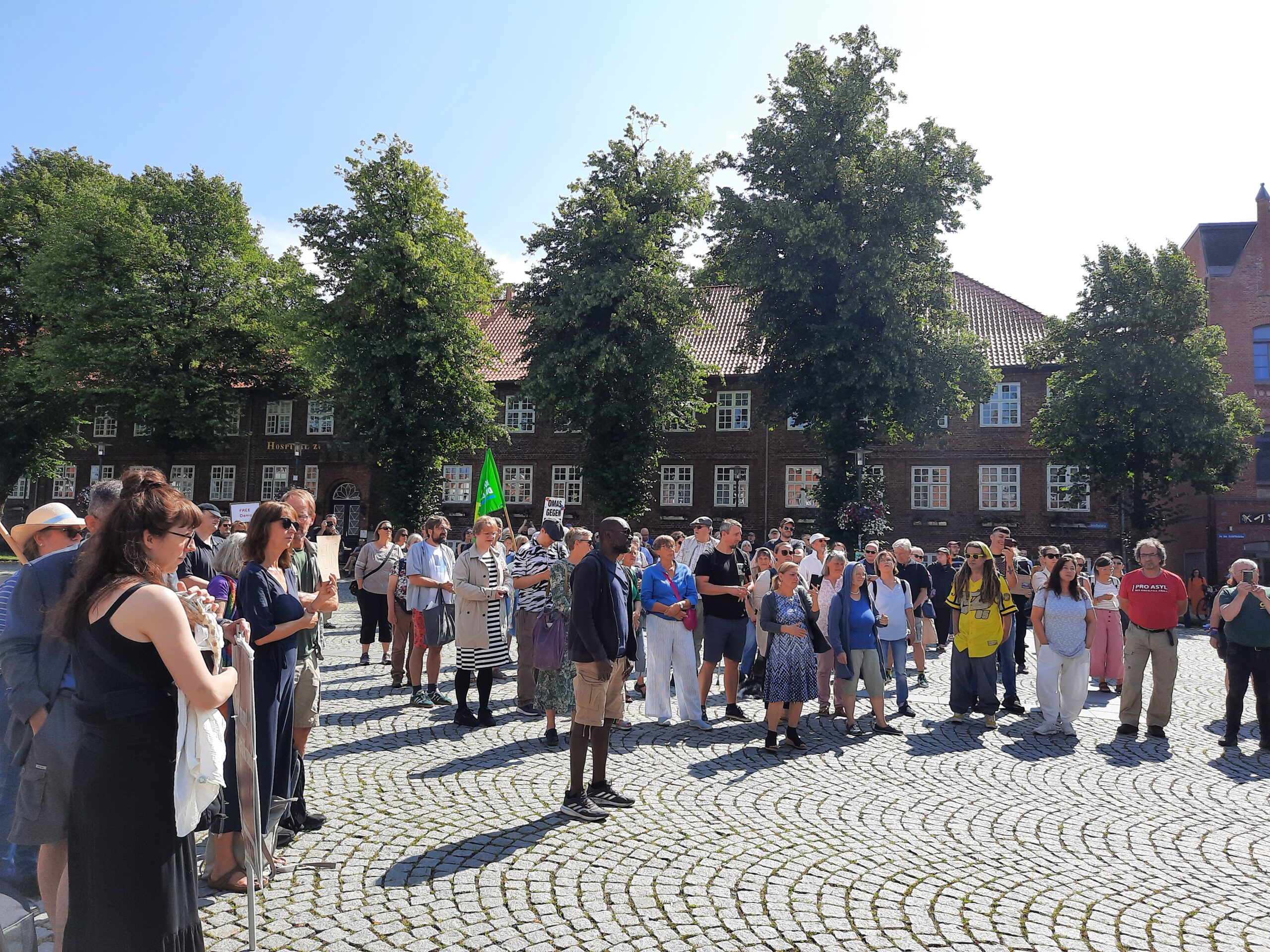 Demo für Denis Demo für Denis auf den Schlossplatz in Rendsburg